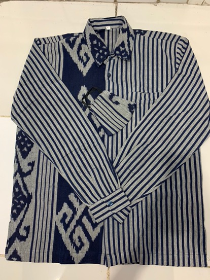 Baju Couple Tenun Pria Wanita Etnik Troso Jepara - Baju Tenun Couple - Baju Couple Prewedding