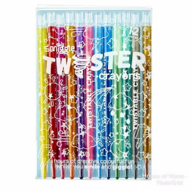 

SMIGGLE TWISTER CRAYONS X12 - CRAYON SMIGGLE