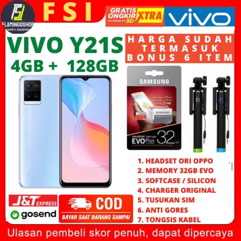 VIVO Y21S RAM 4/128GB | VIVO Y21 RAM 4/64GB GARANSI RESMI VIVO INDONESIA
