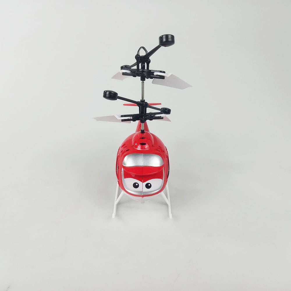 GS8u Mainan Helikopter Anak - Anak Dengan Kontrol Sensor - Hfd813a - Red Or-i