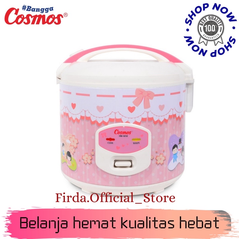 MAGIC COM / RICE COOKER COSMOS CRJ3232 / CRJ 3232 / CRJ-3232 [1,8 LITER] (GARANSI RESMI)