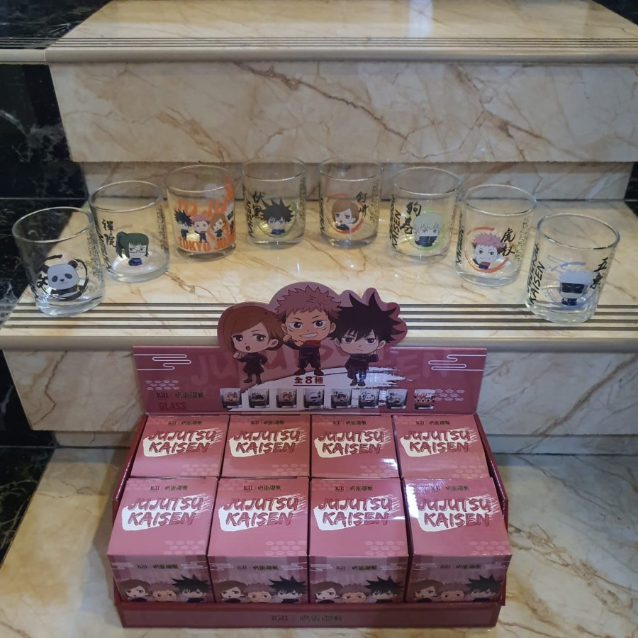 1011 siptea x Jujutsu kaisen - gelas 150 ml Jujutsu kaisen