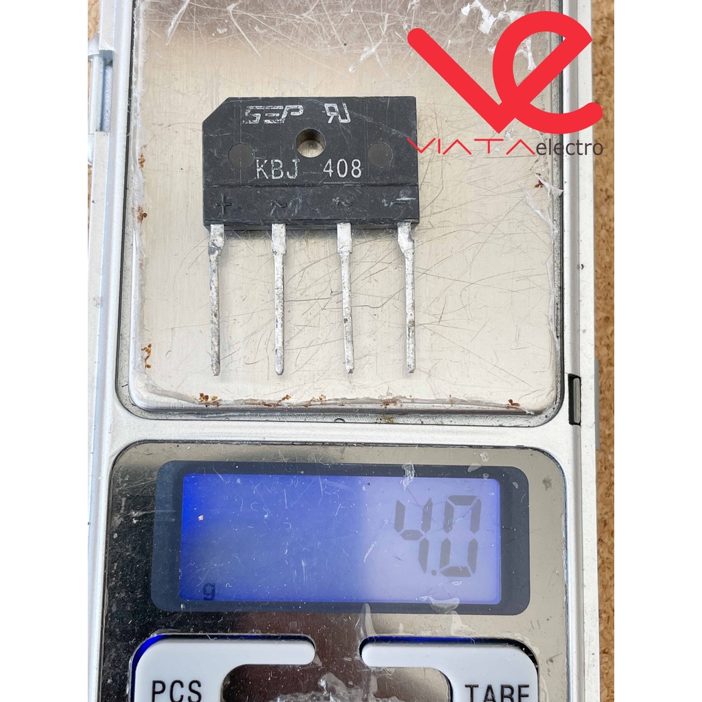 DIODA SISIR 4A (1Buah) KBJ408 DIODA BRIDGE DIODA  KBJ 408 4 AMPERE DIODE SISIR 4A