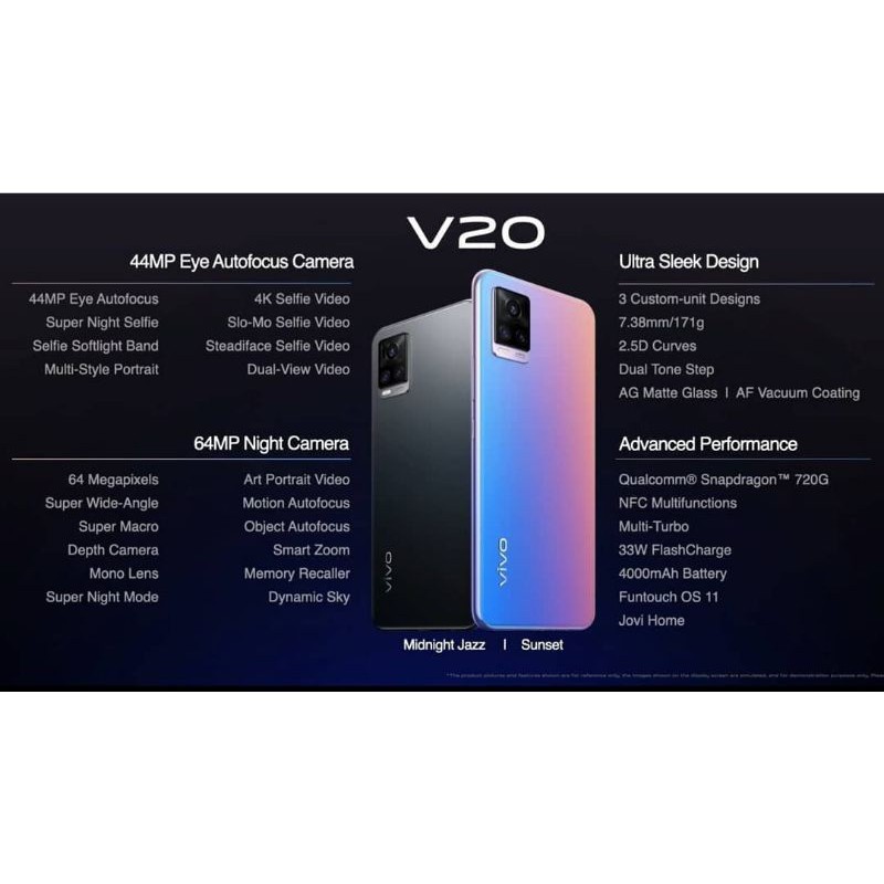 Vivo V20 Ram 8/128 Gb