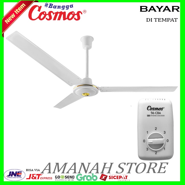 COSMOS Ceiling Fan 56-CBA (Kipas Angin Gantung)