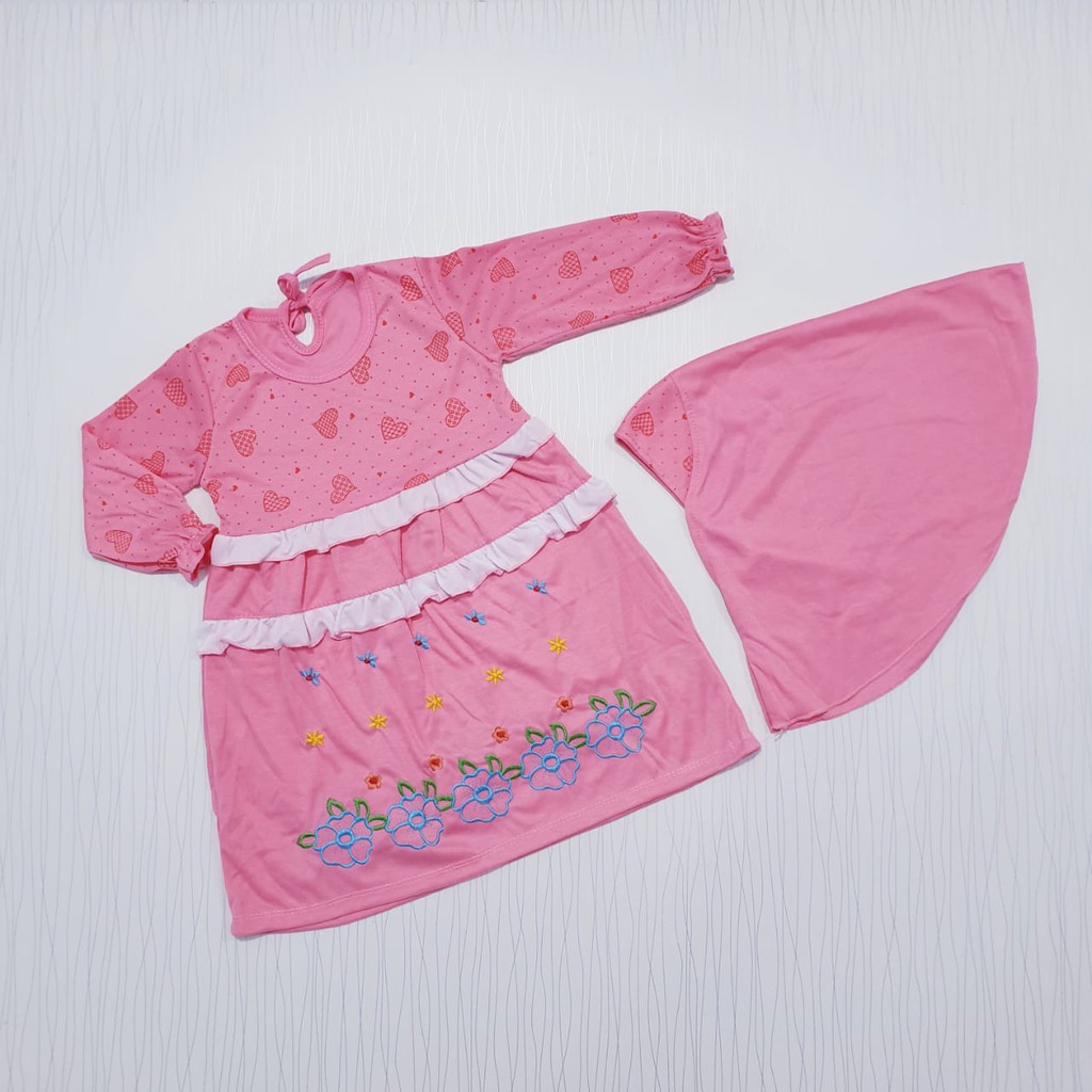 COD Bayar Ditempat Baju Baby Gamis Anak 3- 18 Bulan Baby Alicia