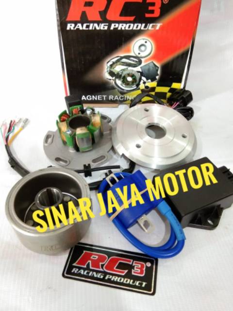 Magnet yz 125 Rc3 Rx king - rxk - rxz - rx-king 1set plendes soket lampu coil cdi  complit