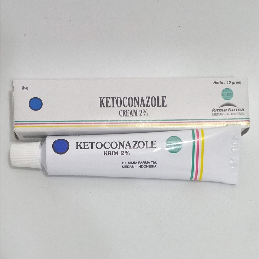 Ketokonazole krim 2% 10g  Salep Kurap Obat Selangkangan Eksim Dan Jamur Original BPOM