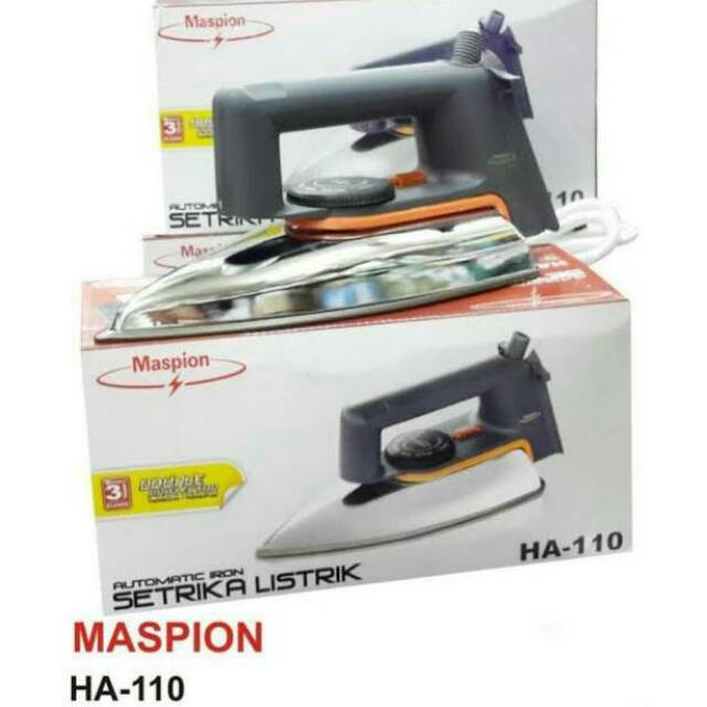 Setrika Maspion Ha 110 Ha110 Ex 1000 Ex 1000 Shopee Indonesia