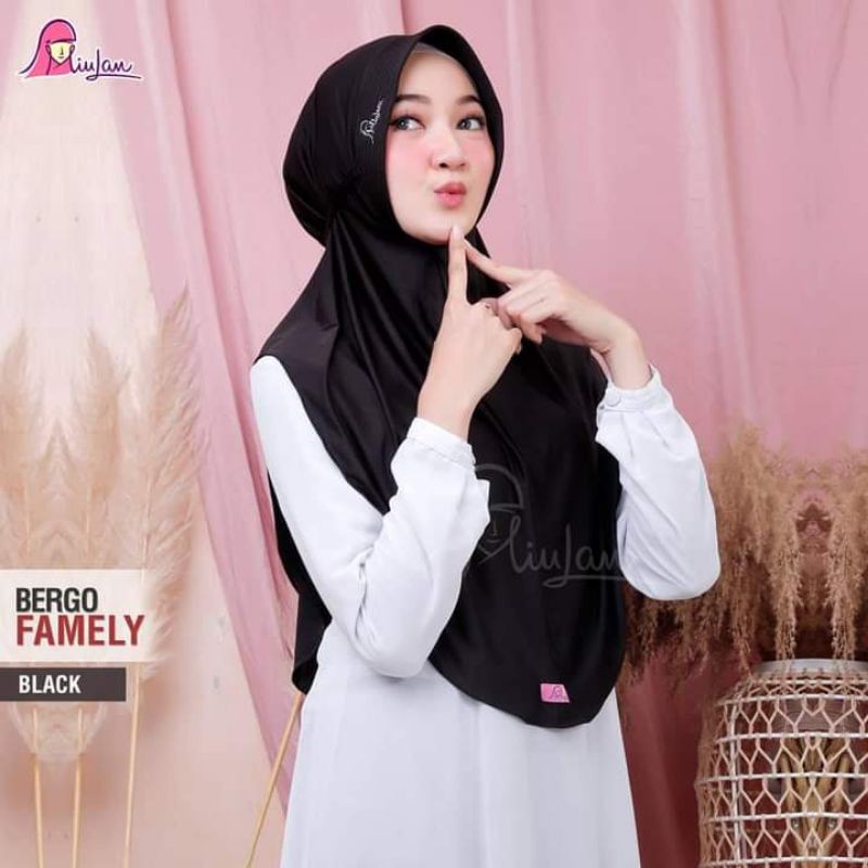 Bergo Famely Miulan / Bergo instan /Bergo Miulan /Bergo Antem