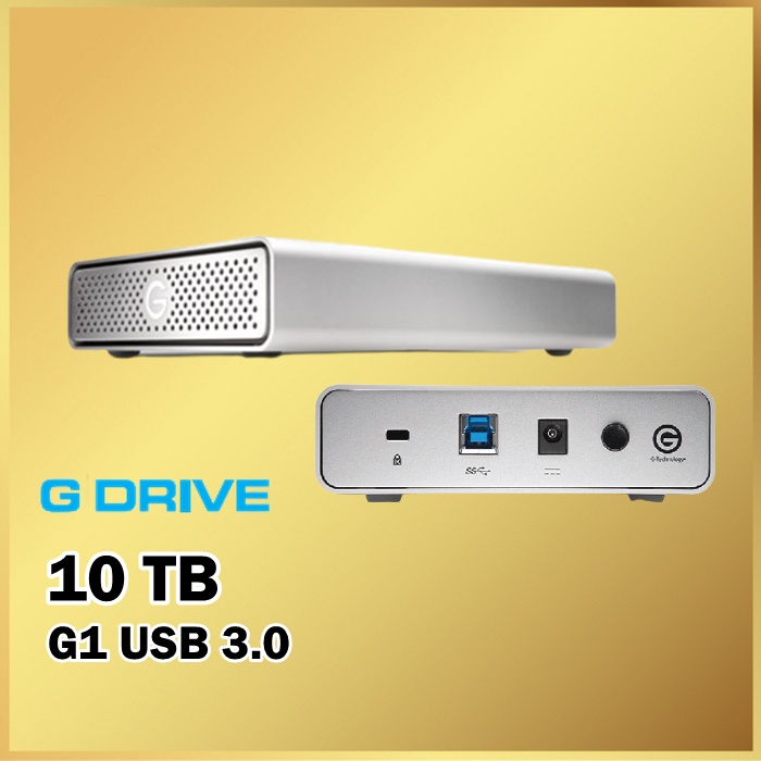 G-Drive 10TB G1 Usb 3.0 Gdrive 10 TB G-Technology Hardisk External HDD