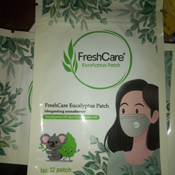 Freshcare Fresh Care Eucalyptus Patch isi 12 patch Stiker Masker - Freshcare Patch