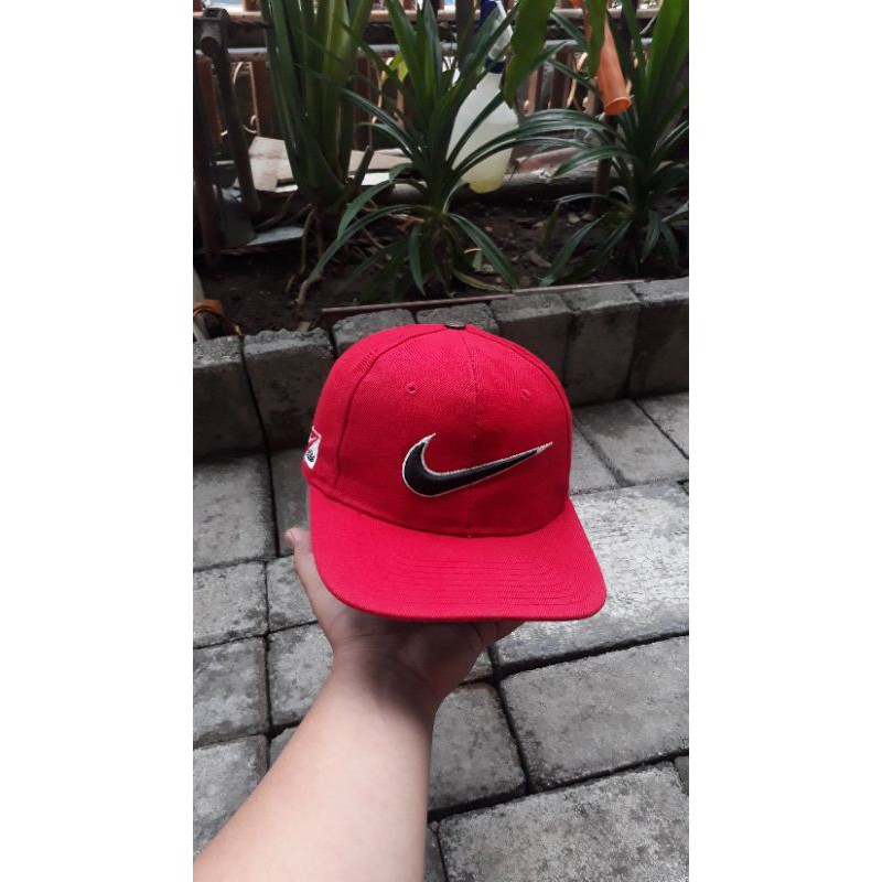 Cap / Topi / Snapback Nike Big Swoosh Vintage 90's Original Second Import