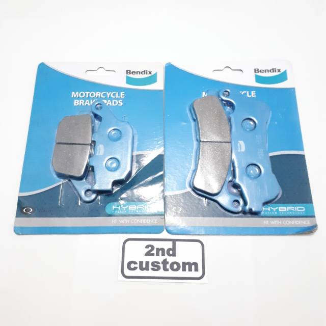 Kampas rem depan belakang Bendix Honda CBR 250 R KYJ ABS CBU Thailand CBR250R CBR250 kanpas set sepa