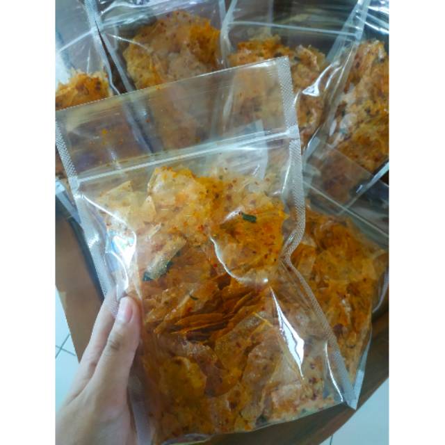 

Keripik kaca cemilan SUPER PEDAS