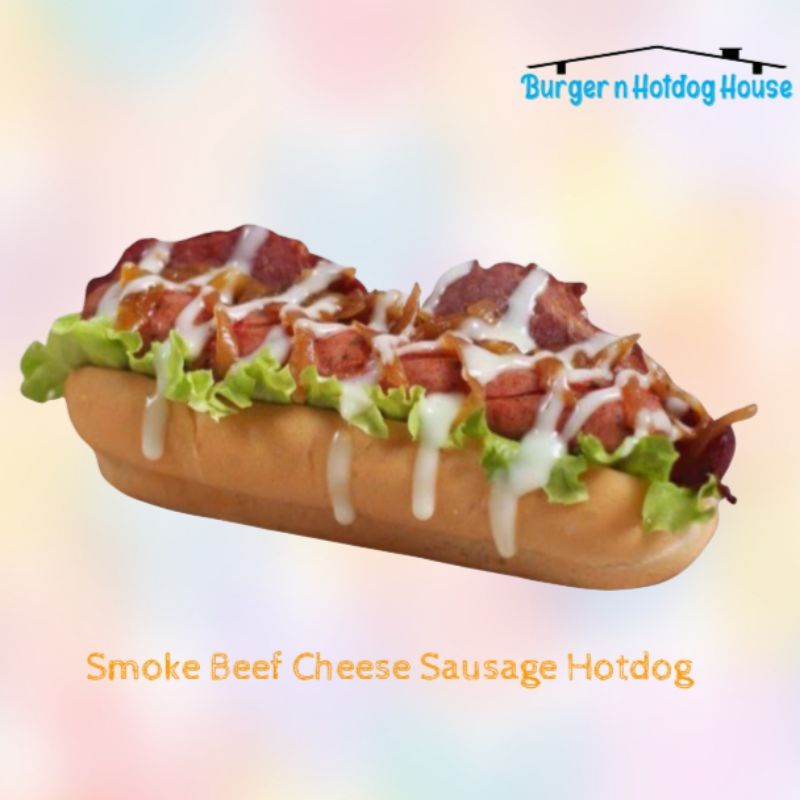 

Smoke Beef Cheese Sausage Hotdog