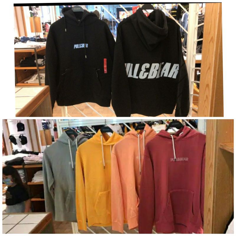 P&B Logo Sweatshirt Pull and Bear Original Cowok