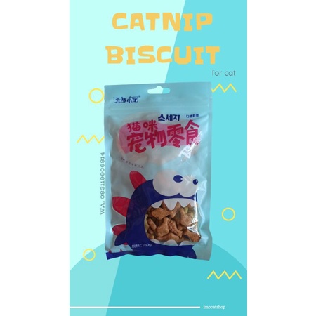 catnip biscuit kucing