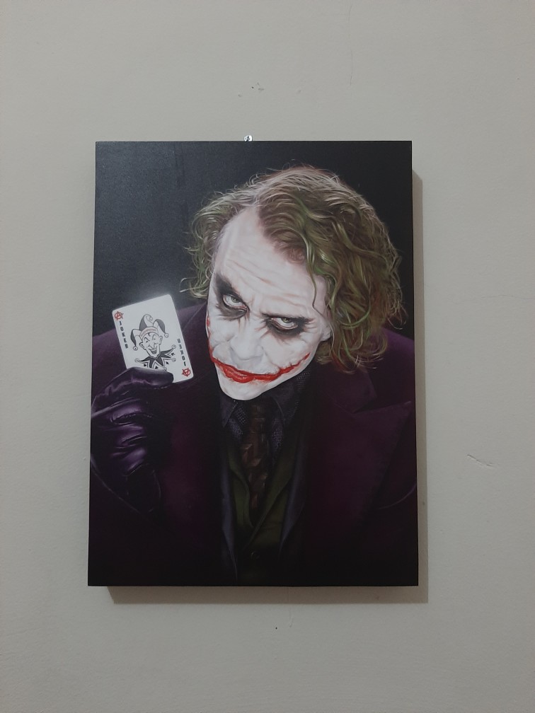 Poster Custom + Bingkai Kayu (30x22)