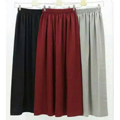 COD - Rok Wolfis Panjang Premium / Rok Polos Panjang Wolfis Wolvis Skirt