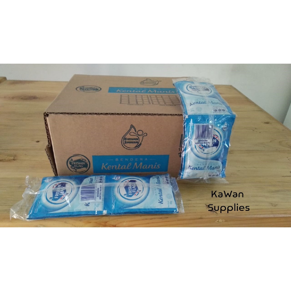 Frisian Flag Susu Bendera Kental Manis Sachet - 40g - 6 ...