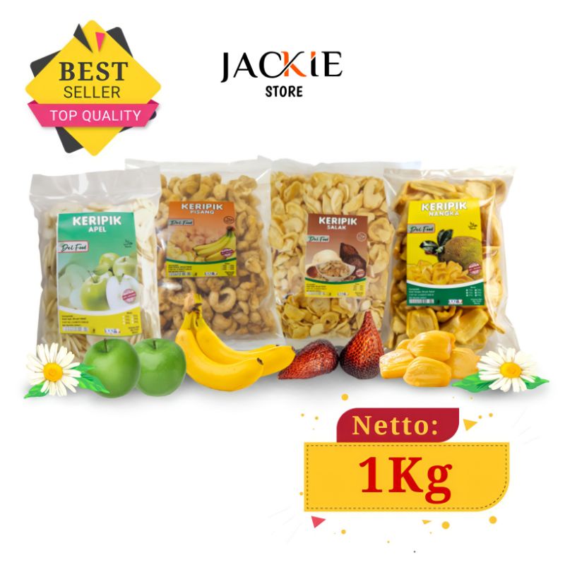 

Keripik Salak Apel Nangka Pisang Kualitas Premium Netto 1 Kg Export Quality