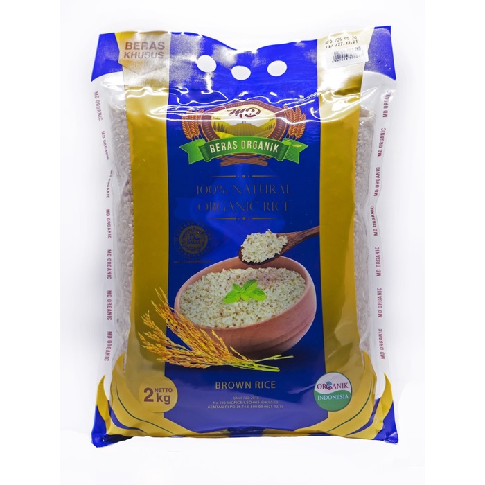 

gr20111r Md Organic Brown Rice 2Kg Sv012Ss