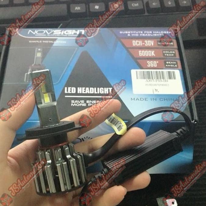 Lampu LED Mobil H11/H16/HB3/H4 hi-lo cutoff NOVSIGHT 35W 6000LM 6000K - H11 H8 H16JP