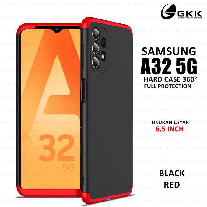 Case Samsung A32 5G Hard Case 360° Full Protection 3in1 Full Armor  GKK ORIGINAL