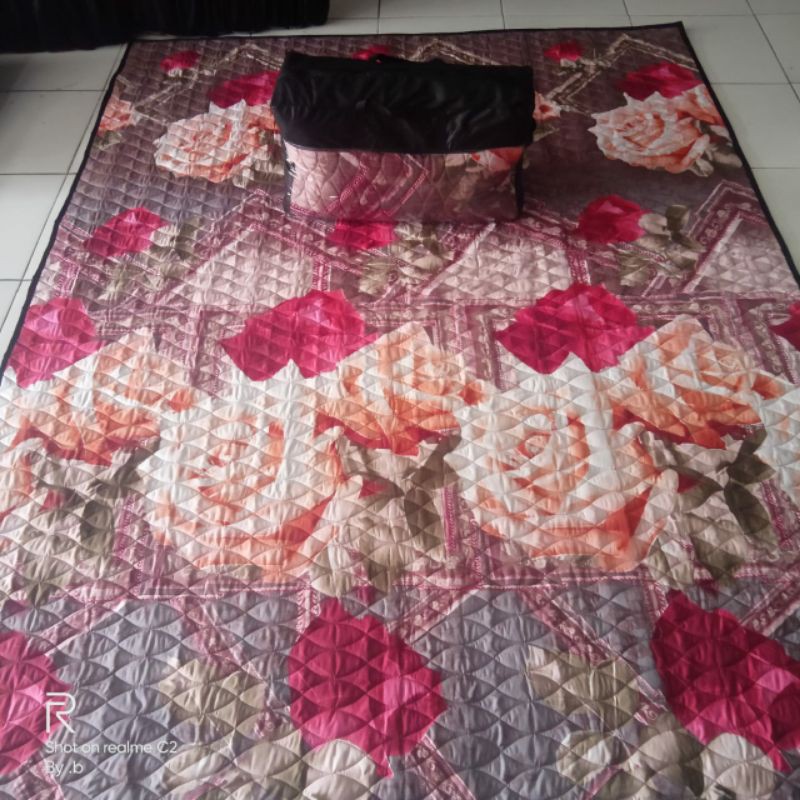 Karpet quilting motif Bunga uk Jumbo