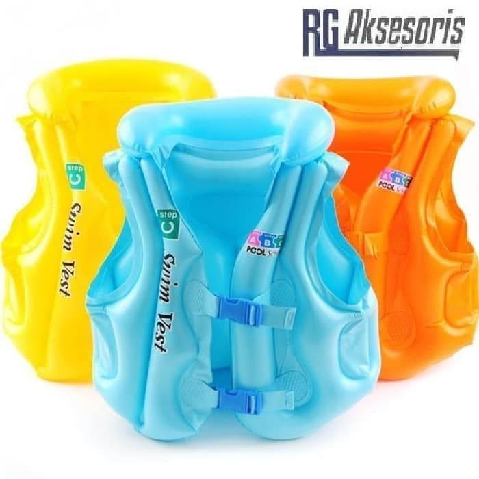 Rompi Renang Pelampung Anak Size M/L/XL.Swim Vest Ban