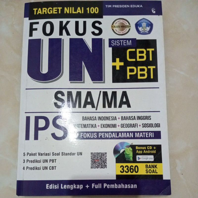 Buku UN SMA IPS/Buku Bekas/Preloved Ori