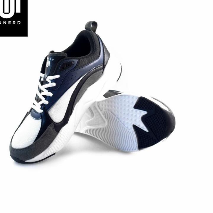Special Price UNERD | Yukkuri Navy Blue | Sepatu Sneakers Casual Pria Wanita