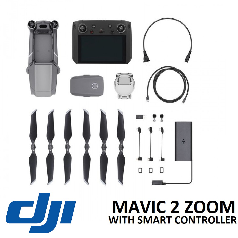 DJI Mavic 2 Zoom With Smart Controller - Drone Mavic 2 Zoom Garansi Resmi 1 Tahun