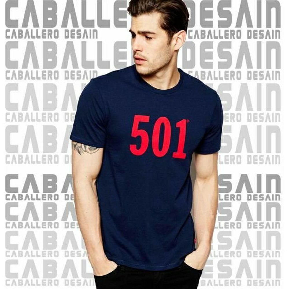 CUCI GUDANG KAOS LEVIS 501 NAVY