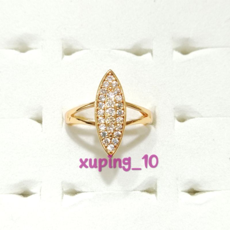 cincin dewasa perhiasan xuping permata zircon