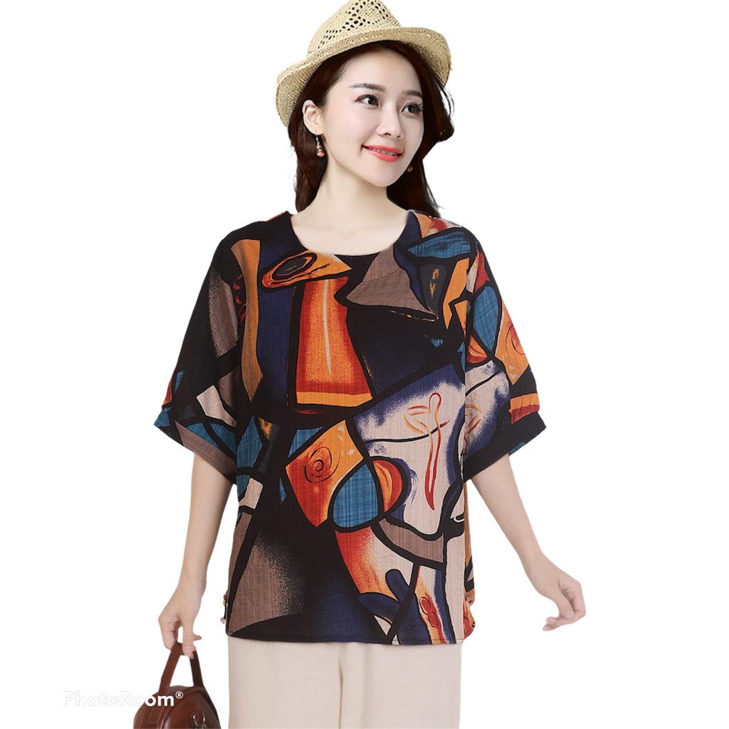 (028) ATASAN WANITA BLUS BLOUSE MODEL TERBARU KEKINIAN Baju Blouse wanita (BLUS K