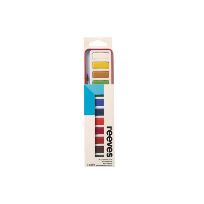 

(TERLARIS) Reeves Watercolor Metal Tin 12