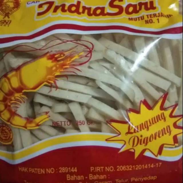 

KRUPUK UDANG INDRASARI STIK