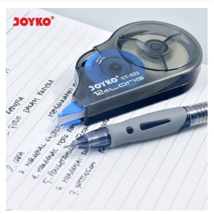 [SCHOOL] -  TIPEX CORRECTION TAPE CT-522 JOYKO KERTAS ROLL MURAH 12 METER