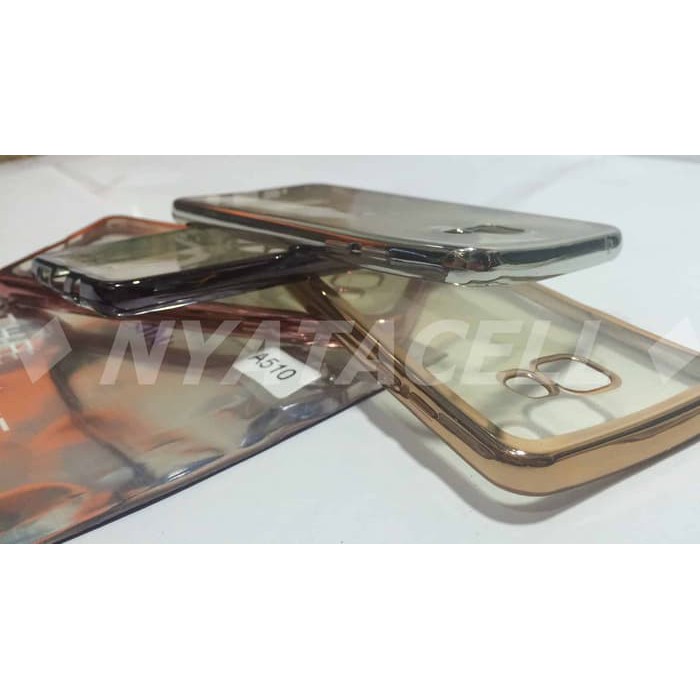 Case List Chrome Samsung Galaxy A5 2016 A510 New/TPU/Softcase/Silikon dari Asesoris HP Ku..