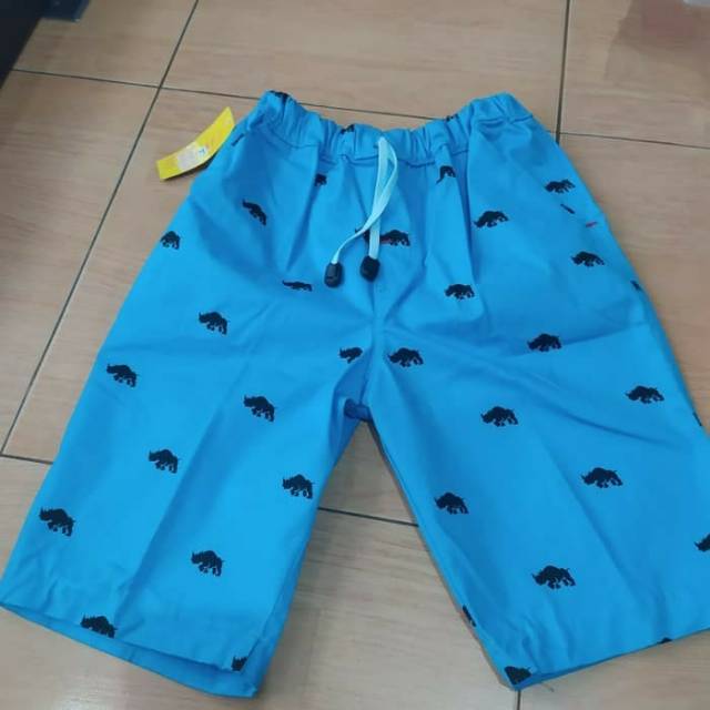 celana pendek 3/4 anak motif (6,7,8 tahun)