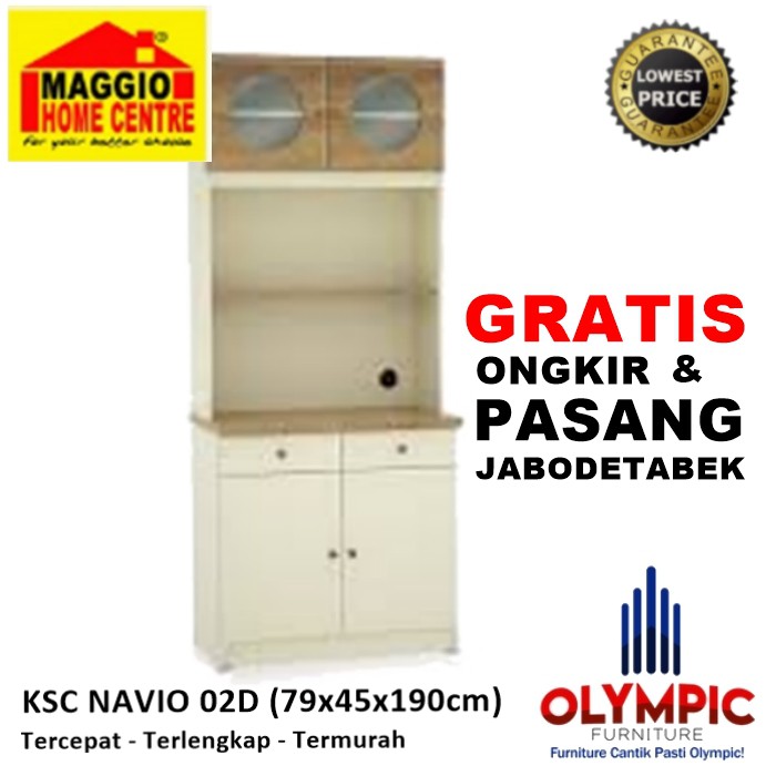 LEMARI DAPUR - RAK PIRING - RAK PIRING MINIMALIS - KSD NAVIO - OLYMPIC