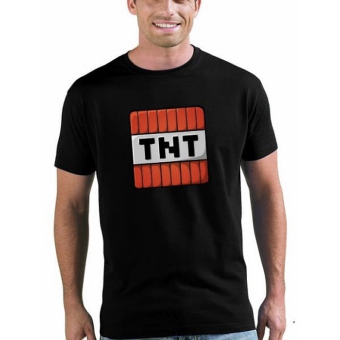 KAOS ANAK MINECRAFT TNT - tshirt Kaos roblox TNT - baju roblox minecraft - kaos anak minecraft