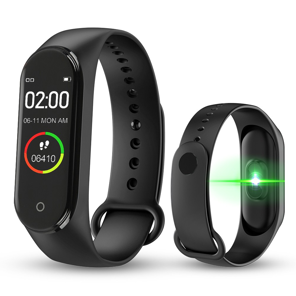 [COD] Smartband  Gelang Cerdas Untuk Fitness Menghitung Kalori l M4 Black Bluetooth ANTI AIR