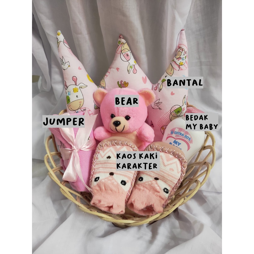 Hampers Parcel Paket Gift Set Kado Hadiah Newborn Baby Bayi Lahiran Sabun Zwitsal Cussons