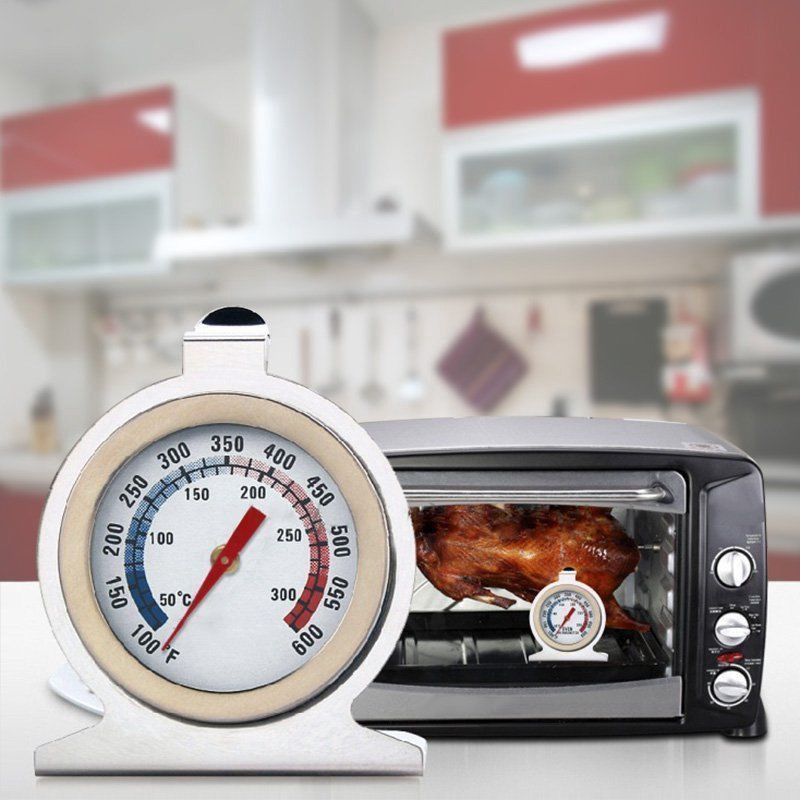 Thermometer yaitu Alat PENGUKUR Suhu Oven Stainless Steel Anti Karat 300ºC, 600ºF