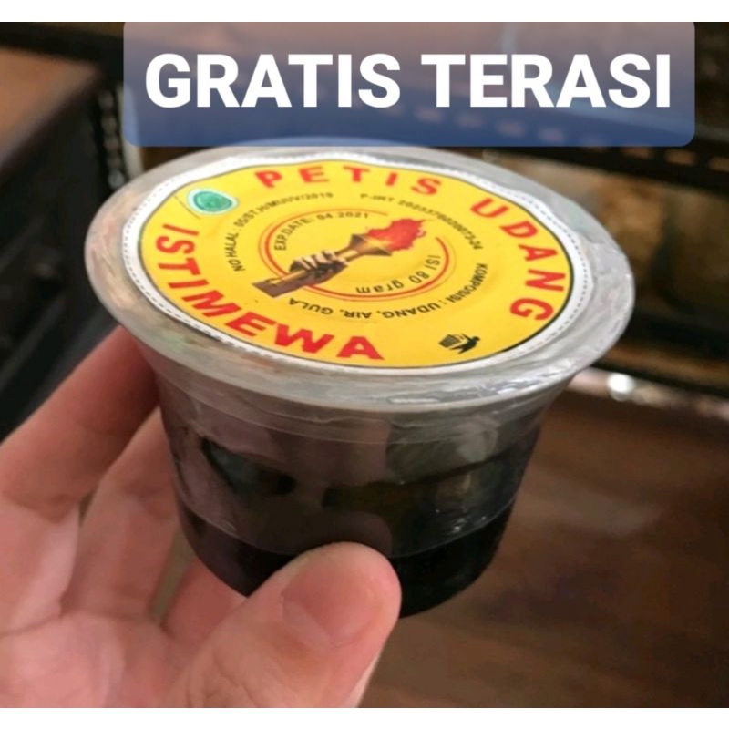 

PETIS UDANG ISTIMEWA CAP LANGSUNG MAKAN GRATIS TERASI Khas Cirebon