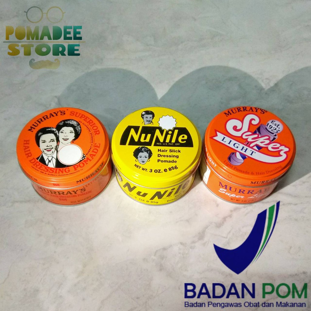 Pomade Murray's All Variant ( Murrays  Murray  Superior  NuNile  SuperLight  Nu Nile  Super Light )