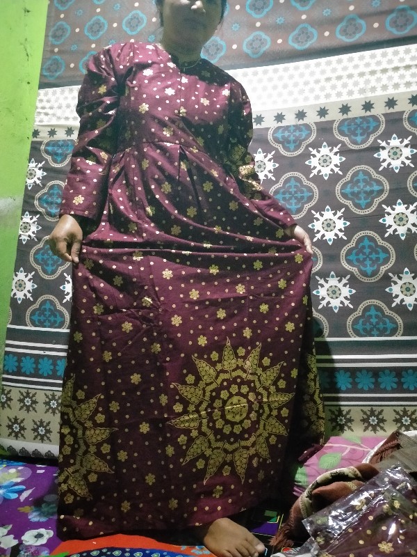 Gamis Batik Manggar, Padi,sekar,cantik,kubis,kipas,daun,kupu,nadine,gendis,kawung,termurah